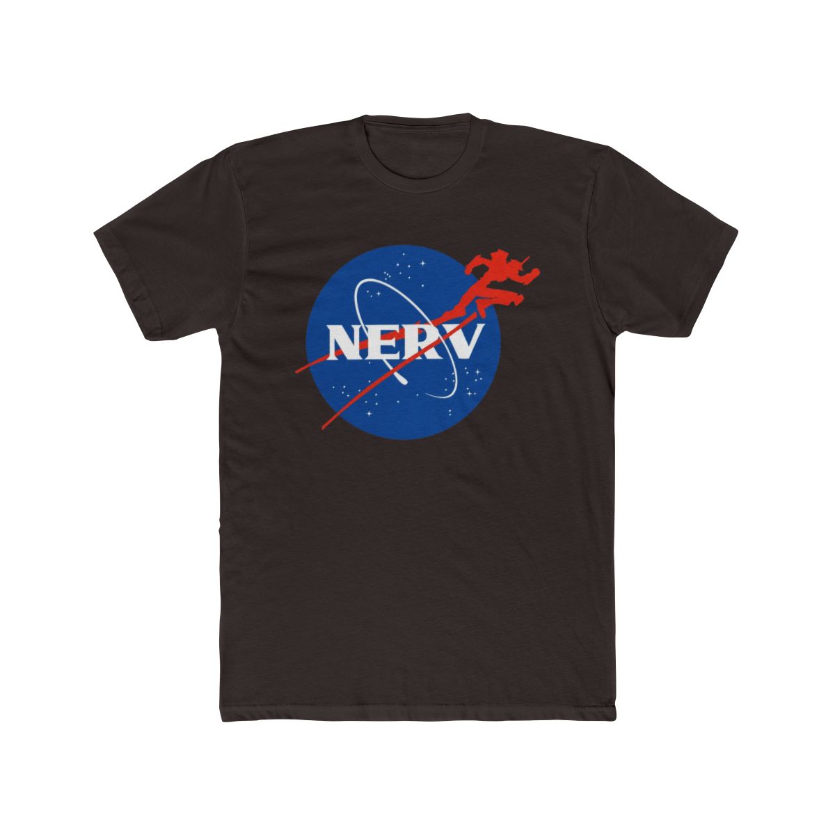 Neon Genesis Evangelion Nerv X NASA Logo T Shirt - alternate angle 2, merchandise